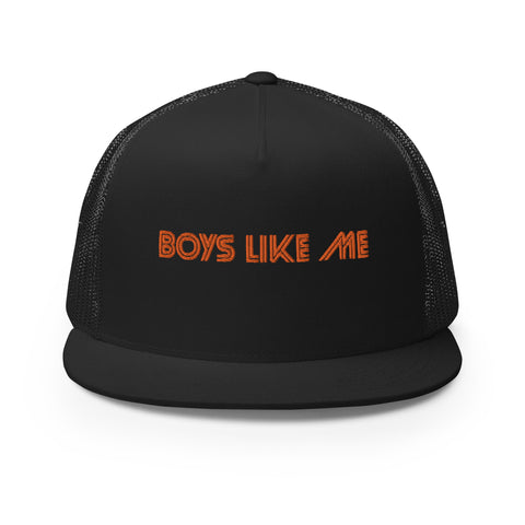 Embroidered "BOYS LIKE ME" Trucker Hat ( Matt Gold Collection )