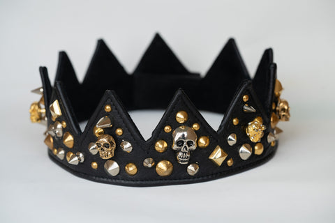 Black & Gold Skull Island Regalia Crown