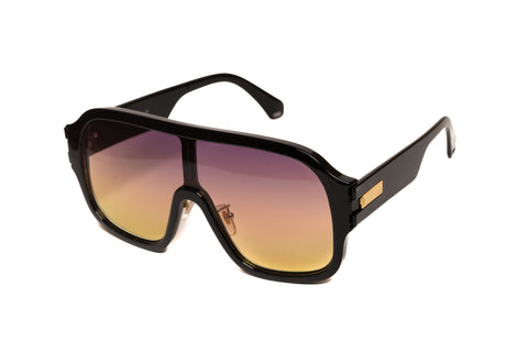 Chill NYC Shield Sunglasses with Gradient Lens ( Various Colors )
