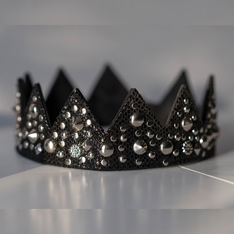 Black Croc Regalia Crown
