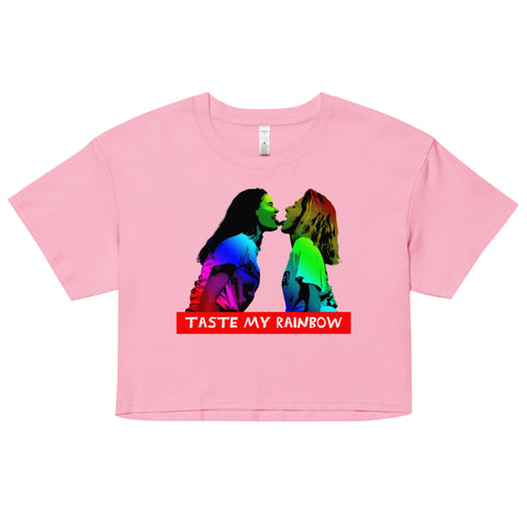 "Taste My Rainbow" Crop Top ( Matt Gold Collection )