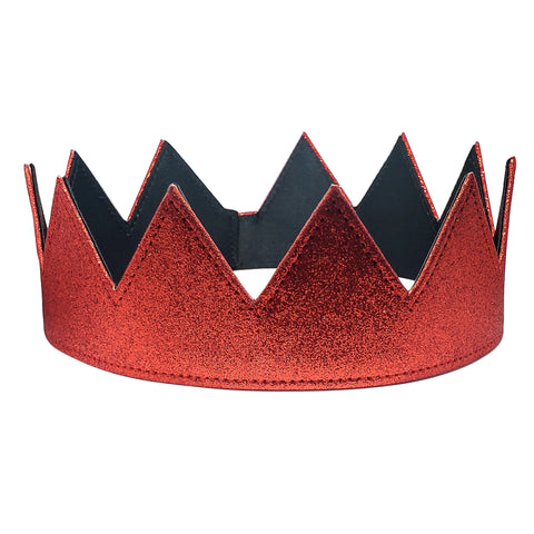 Red Glitter Crown Kings Crown Queens Crown