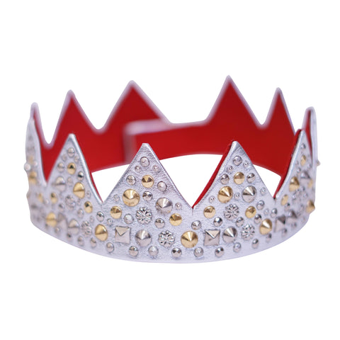 Silver Red Bottom King's Crown