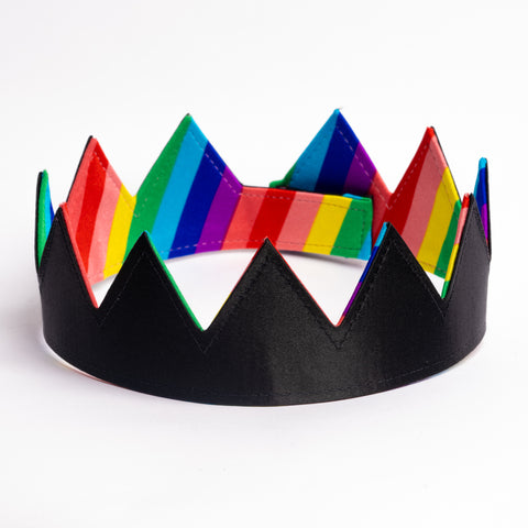 Diagnol Stripe Pride Reversible Crown