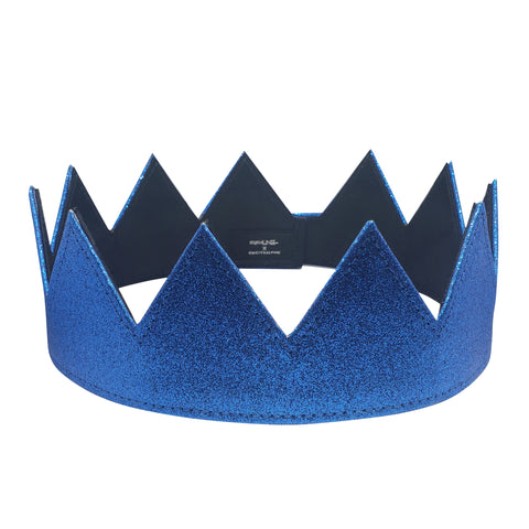 Blue Glitter Crown Kings Crown Queens Crown