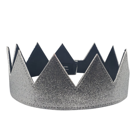 Silver Glitter Crown Kings Crown Queens Crown