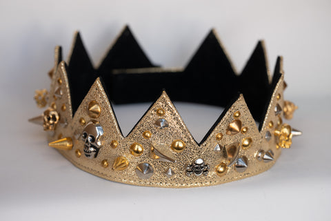 Golden Primal Skull Regalia Crown