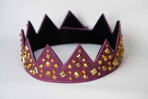 The Raspberry Gold Treasure Regalia Crown