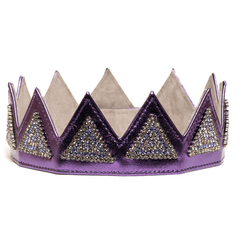 Purple Reign Crystal Blade Crown