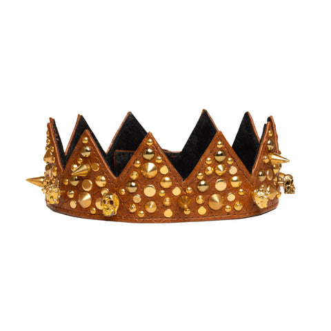 Amber & Gold Skull Island Regalia Crown