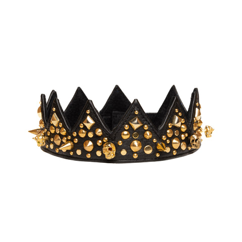 Black and Gold Skull Island Regalia Crown