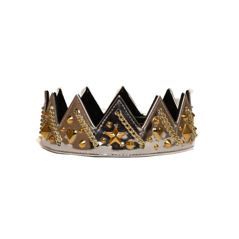 Silver & Gold Chained Regalia Crown