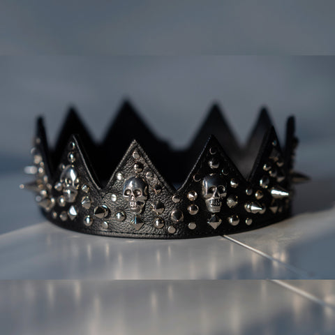 Black and Silver Skull Island Regalia Crown
