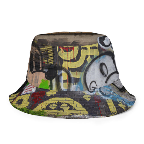 Bushwick Street Art Reversible Bucket Hat