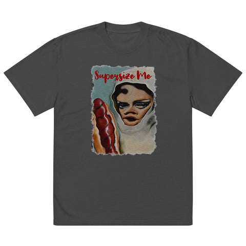 Unisex Oversized "Supersize Me" T-Shirt by Matt Gold