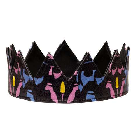 Leather Men Leather Crown ( Matt Gold Collection )