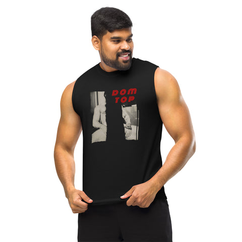 " Dom Top" Sleeveless Men's T- Shirt ( Matt Gold Collection )