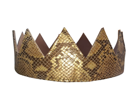 gold snakeskin crown