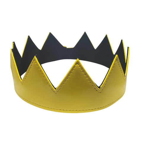 Yellow Patent Leather Crown