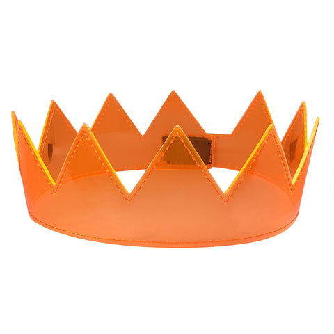 Orange PVC clear Crown