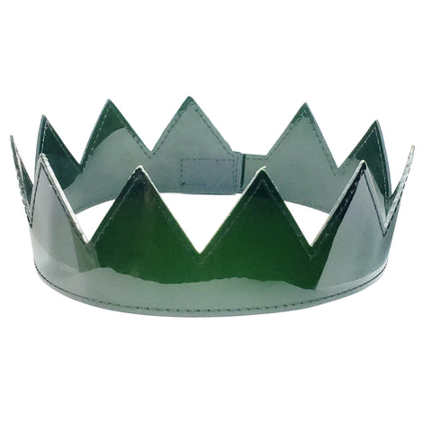 dark green pvc clear crown