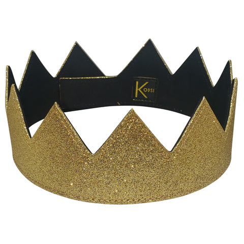 Gold Glitter Crown Kings Crown Queens Crown