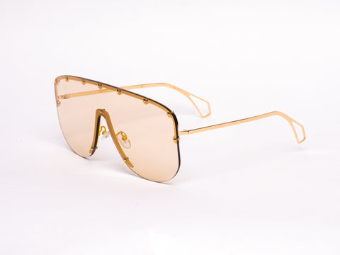 Clear South Beach Aviator Sunglasses ( Various Colors )