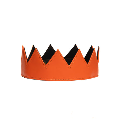 Orange Leather Crown