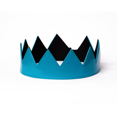 Sky Blue Patent Leather Crown