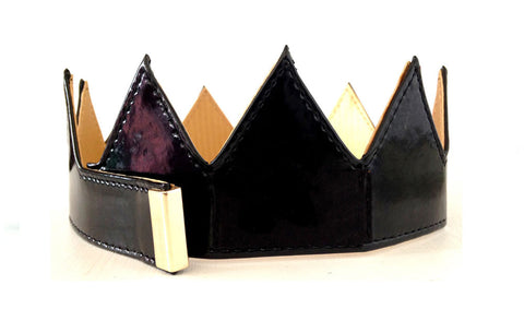 Black Patent Leather Crown