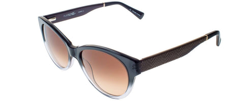 Black to Crystal Gradient Cateye Sunglasses
