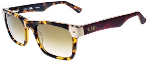 Shiny Tokyo Tortoise with Gold Tone Metal Wayfarer Sunglasses